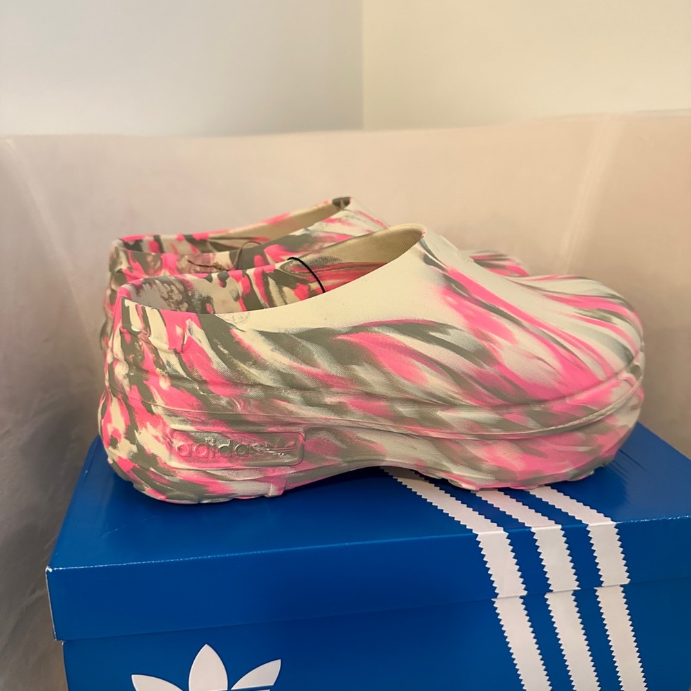 WMNS ADIFOM STAN SMITH MULE 'SAND LUCID PINK'
